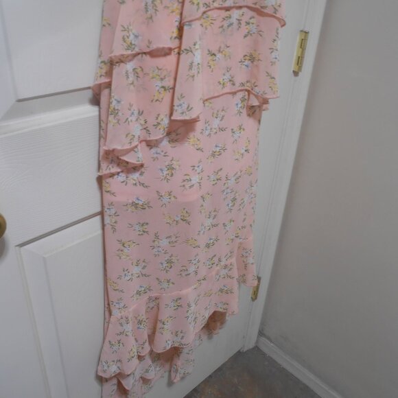 NEW Nasty Gal Collection hi-Low design layered sheer cocktail Dress size 4 👩✨ - Picture 3 of 15